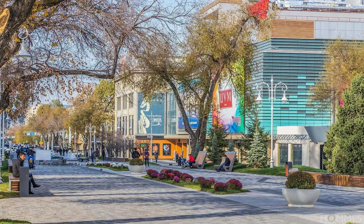 Апартаменты Уютная 2 ком-я квартира в центре города, район Арбата Алматы